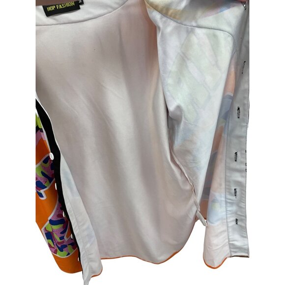 Hop Fashion Bel-Air 23 womans orange green Jersey Size M SKU 8420 - Picture 15 of 16